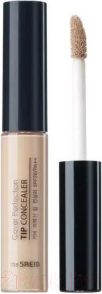 Изображение товара Консилер The Saem Cover Perfection Tip Concealer 1.25 Light Beige (6.5г)