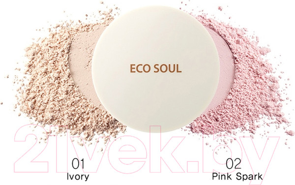 Изображение товара Пудра рассыпчатая The Saem Eco Soul Bounce Powder 01 Ivory