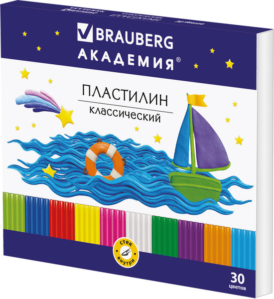 Изображение товара Пластилин Brauberg Академия / 105900 (30цв)