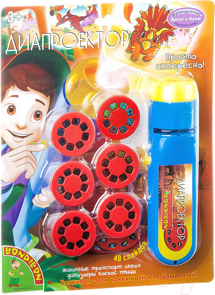 Изображение товара Игрушка детская Bondibon Диапроектор-фонарик / ВВ2045