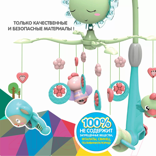 Изображение товара Мобиль на кроватку Bondibon Солнышко / ВВ5018