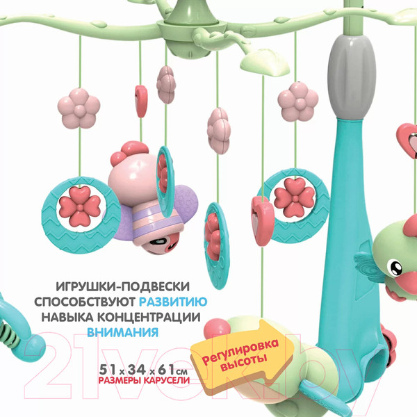 Изображение товара Мобиль на кроватку Bondibon Солнышко / ВВ5018