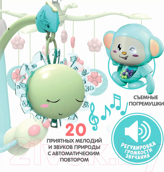 Изображение товара Мобиль на кроватку Bondibon Солнышко / ВВ5018