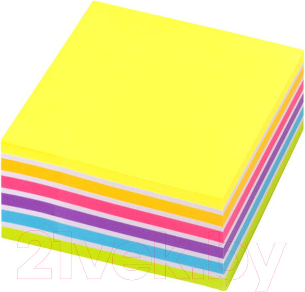 Изображение товара Блок для записей Brauberg Неоновый / 111350