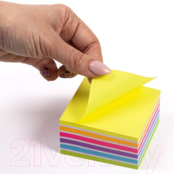 Изображение товара Блок для записей Brauberg Неоновый / 111350