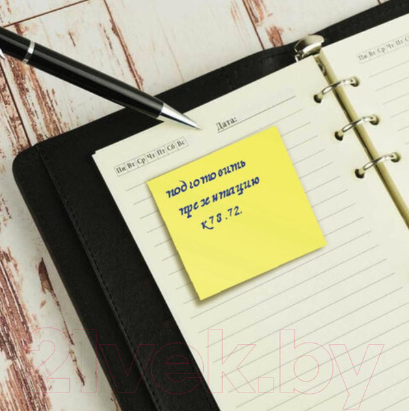 Изображение товара Блок для записей Brauberg Неоновый / 111352 (желтый)