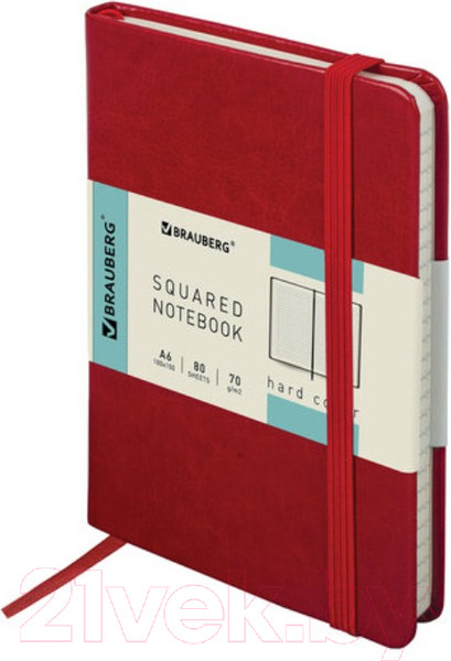 Изображение товара Записная книжка Brauberg Metropolis Special / 111581 (красный)