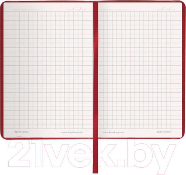 Изображение товара Записная книжка Brauberg Metropolis Special / 111581 (красный)