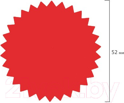 Изображение товара Набор этикеток Brauberg Звездочка / 111742