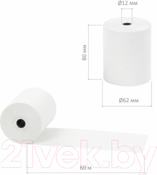 Изображение товара Чековая лента Brauberg Термобумага / 112355