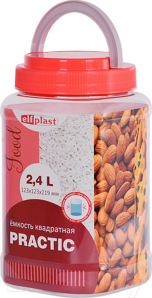 Изображение товара Емкость для хранения Эльфпласт Practic ЕР541 (2.4л)