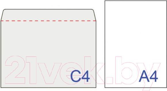 Изображение товара Набор конвертов почтовых Brauberg Куда-Кому / 121853 (25шт)