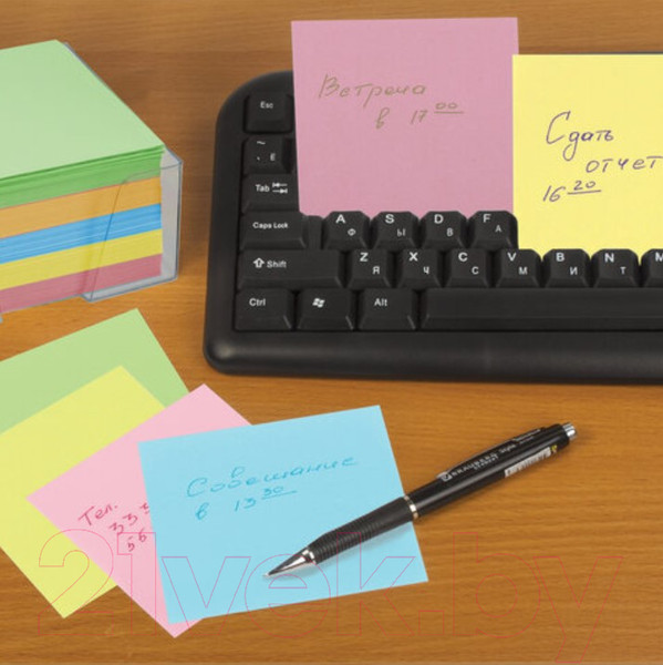 Изображение товара Блок для записей Brauberg 122226 (цветной)