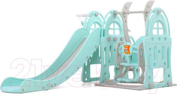 Изображение товара Горка-комплекс Perfetto Sport Замок / PS-047-М (ментол)