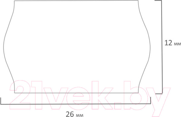 Изображение товара Этикет-лента Brauberg 123576 (белый)