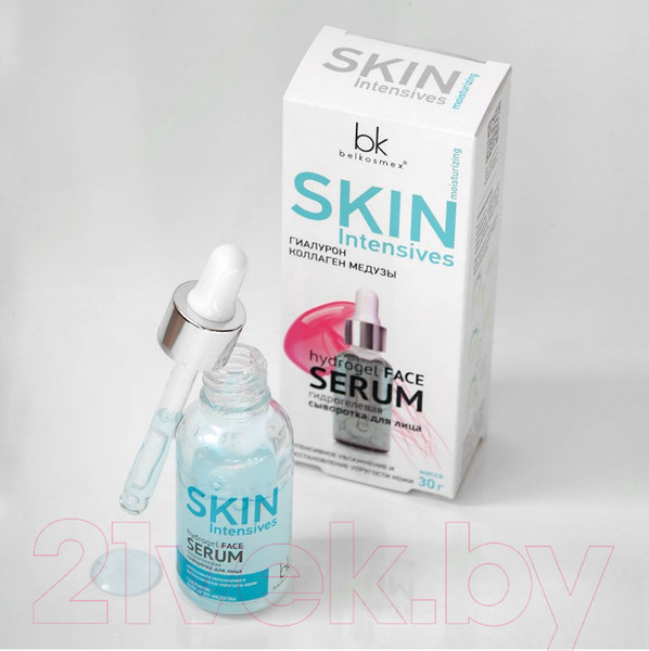 Изображение товара Сыворотка для лица BelKosmex Skin Intensives гидрогелевая увлажнение и восстановление кожи (30г)
