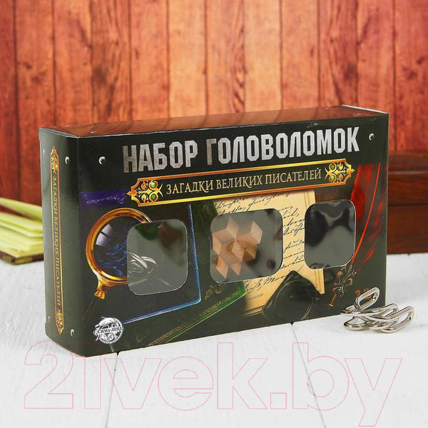 Изображение товара Набор головоломок Puzzle Загадки Великих писателей / 3302581