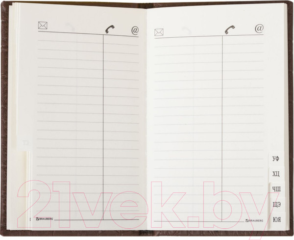 Изображение товара Телефонная книга Brauberg Cayman / 125135 (коричневый)