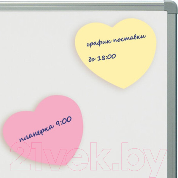 Изображение товара Блок для записей Brauberg Неоновый. Сердце / 126690