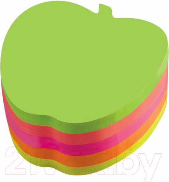 Изображение товара Блок для записей Brauberg Неоновый. Яблоко / 126693