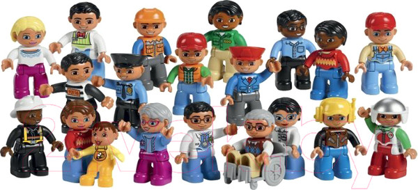 Изображение товара Элемент конструктора Lego Education Городские жители 45010