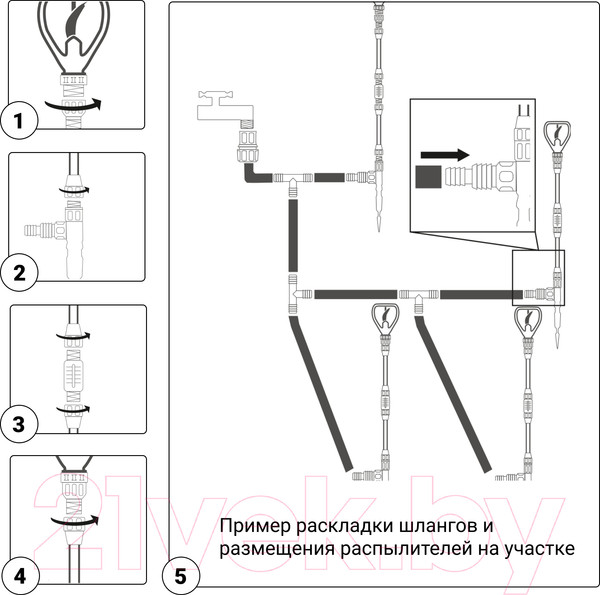 Изображение товара Система капельного полива Жук 330726-00