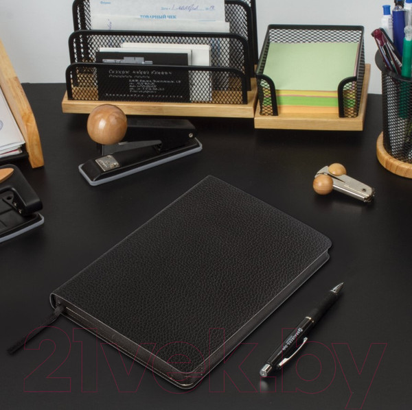 Изображение товара Ежедневник Brauberg Stylish / 126224 (черный)