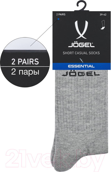 Изображение товара Носки Jogel Essential High Cushioned Socks / JE4SO0421.MG (р-р 32-34, меланжевый)