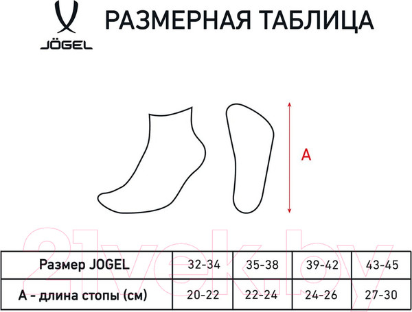 Изображение товара Носки Jogel Essential Mid Cushioned Socks / JE4SO0321.99 (р-р 39-42, черный)