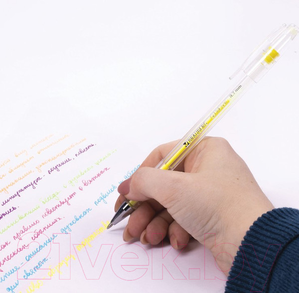 Изображение товара Набор гелевых ручек Brauberg Jet / 141034 (6шт)