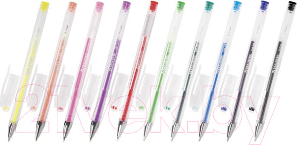 Изображение товара Набор гелевых ручек Brauberg Jet / 141038 (10шт)