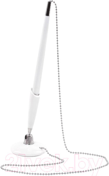 Изображение товара Ручка шариковая Brauberg Стенд-Пен Уайт1 / 141044 (синий)