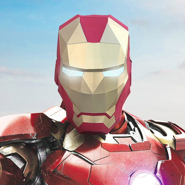 Изображение товара Объемная модель Paperraz Железный Человек / PP-3IRM-2GR