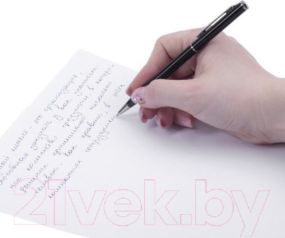 Изображение товара Ручка шариковая Brauberg Delicate Black / 141399 (синий)