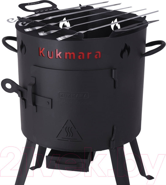 Изображение товара Рамка для шампуров Kukmara пшу03 (с шампурами 5шт)