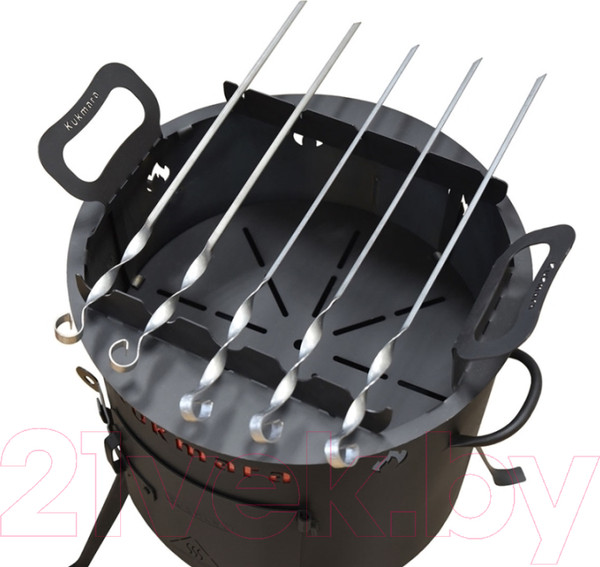 Изображение товара Рамка для шампуров Kukmara пшу03 (с шампурами 5шт)