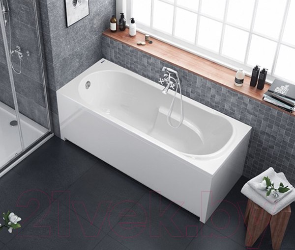 Изображение товара Ванна акриловая Alba Spa Arabella 160x75 R (2 экрана и ножки)