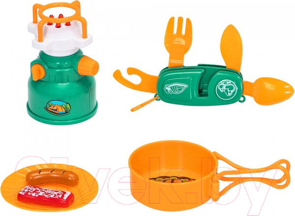 Изображение товара Набор игрушечной посуды Givito Набор туриста Детская посуда с набором для пикника / G209-002