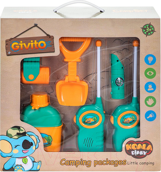 Изображение товара Детская игровая палатка Givito Набор туриста Детская палатка с набором для пикника / G209-010