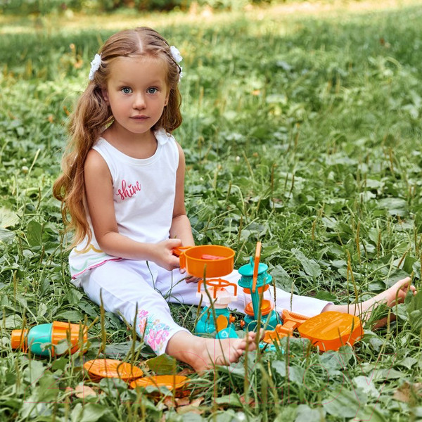 Изображение товара Набор игрушечной посуды Givito Набор туриста Детская посуда с набором для пикника / G209-011