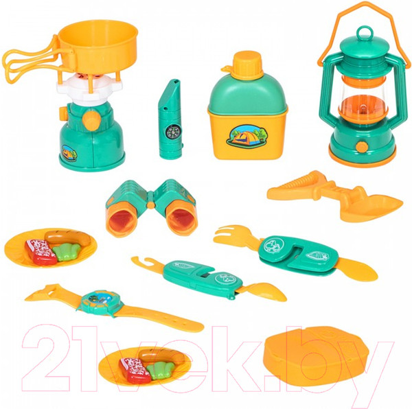 Изображение товара Набор игрушечной посуды Givito Набор туриста Детская посуда с набором для пикника / G209-014