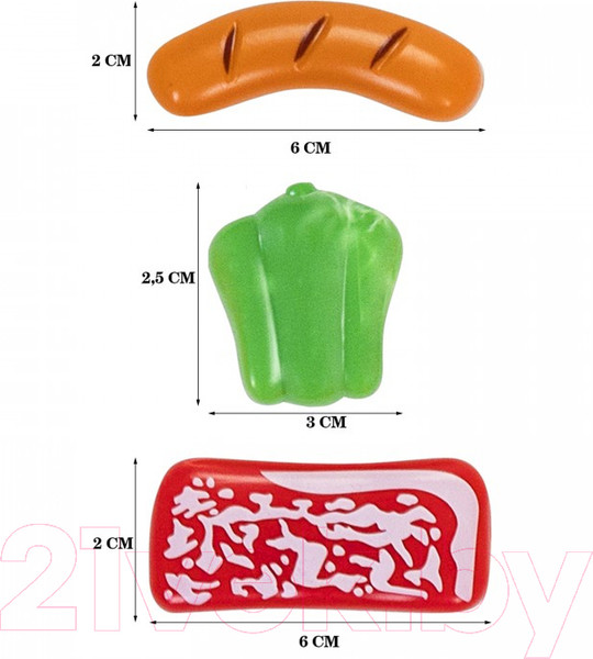 Изображение товара Набор игрушечной посуды Givito Набор туриста Детская посуда с набором для пикника / G209-014