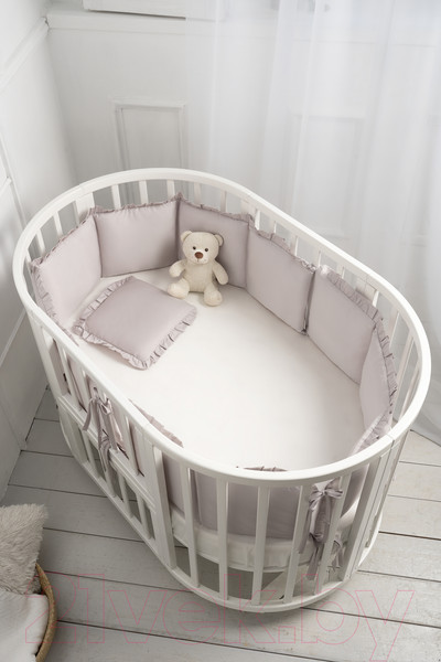 Изображение товара Бортик в кроватку Perina Lovely Dream / ЛД1/4-04.6 (серый)