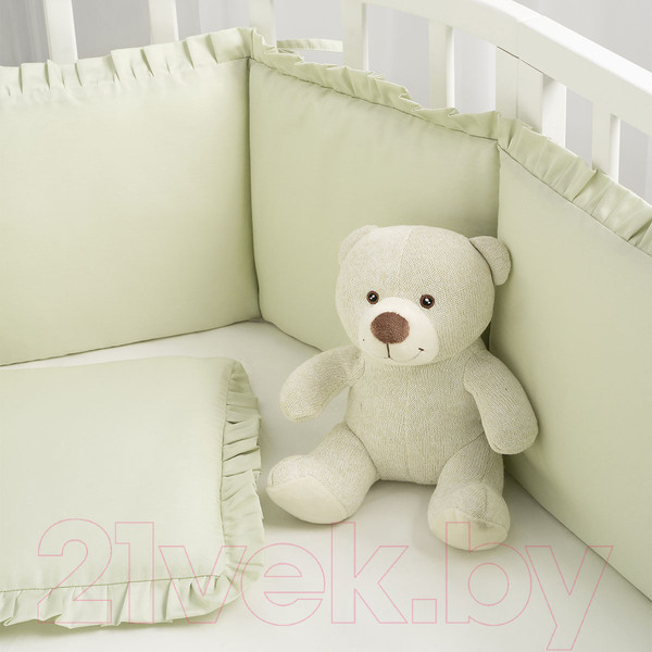 Изображение товара Бортик в кроватку Perina Lovely Dream / ЛД1/4-04.11 (фисташковый)