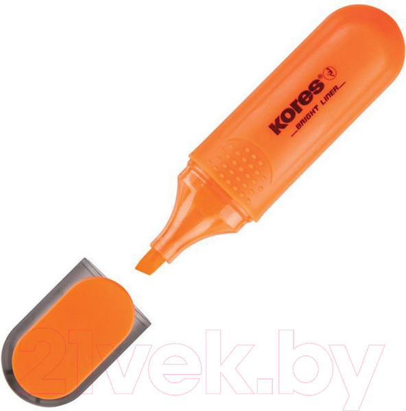 Изображение товара Текстовыделитель Kores Bright Liner / 36104.01 (оранжевый)