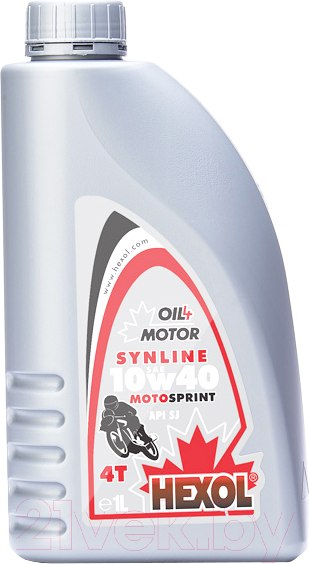 Изображение товара Моторное масло Hexol Synline 4T Motosprint 10W40 / UL331.1 (1л)