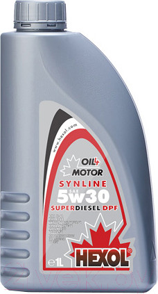 Изображение товара Моторное масло Hexol Synline Superdiesel DPF 5W30 / UL693 (1л)