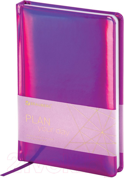 Изображение товара Ежедневник Brauberg Holiday / 111671 (фиолетовый)