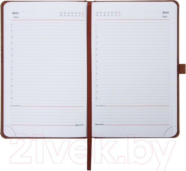 Изображение товара Ежедневник Brauberg Wood / 111676 (коричневый)