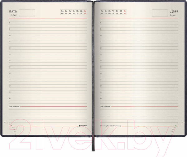 Изображение товара Ежедневник Brauberg Iguana / 125089 (черный)